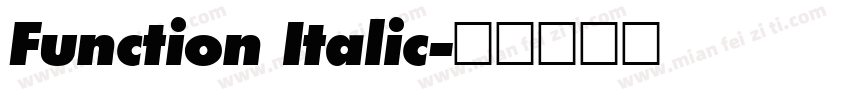 Function Italic字体转换